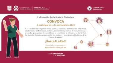 Primera Convocatoria 2023 para pertenecer a la Red de Contralorías Ciudadanas