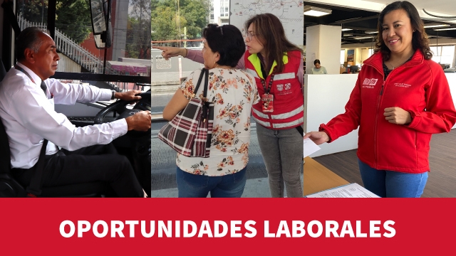 ¿Quieres trabajar en Metrobús?